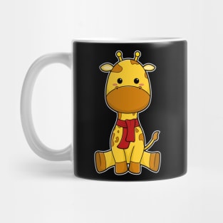 Giraffe with Scarf Mug